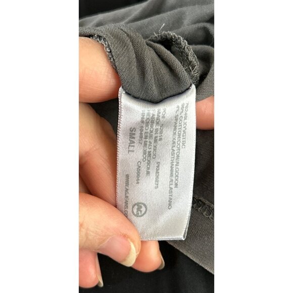 AG Jagger Crew Classic T-Shirt Charcoal Gray Cotton Tee  Short Sleeve - Picture 5 of 5